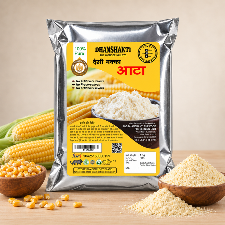 Desi Makka Atta (देसी मक्का आटा)