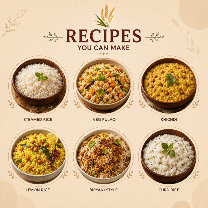 FOXTAIL MILLETS RICE (कंगनी चावल) 500g