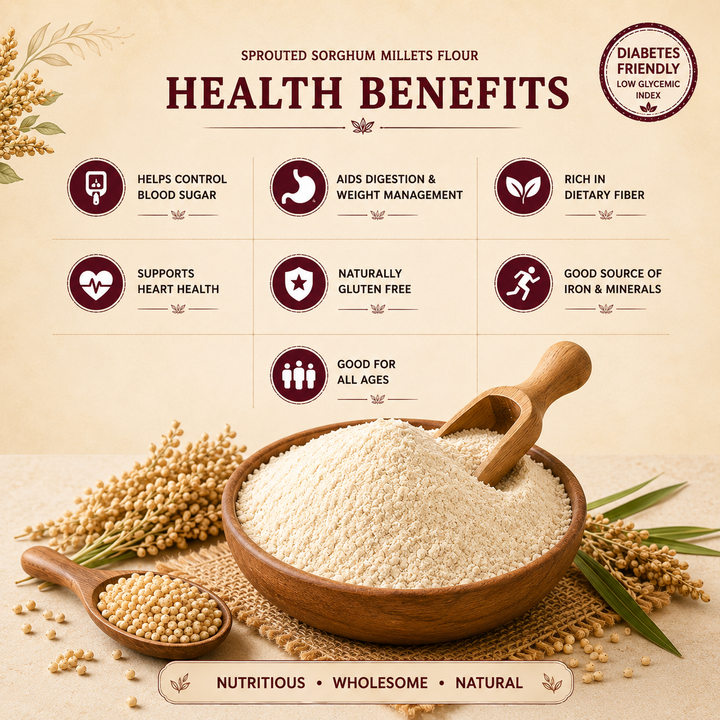 Sprouted Sorghum Millet Flour (ज्वार आटा)